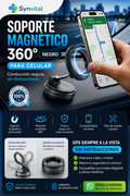 SynMag 360°-Soporte Magnético para Celular📲💙