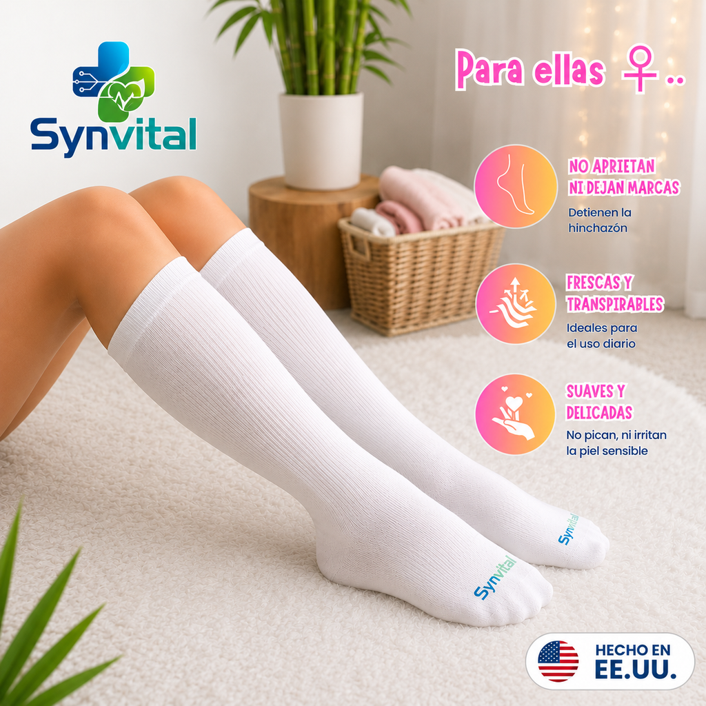 Medias de Bambú – Alivio Inmediato para Pies y Piernas Cansadas