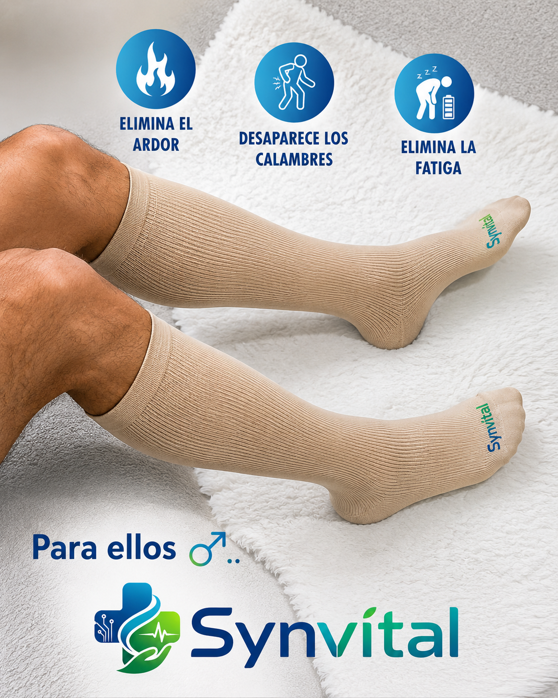 Medias de Bambú – Alivio Inmediato para Pies y Piernas Cansadas