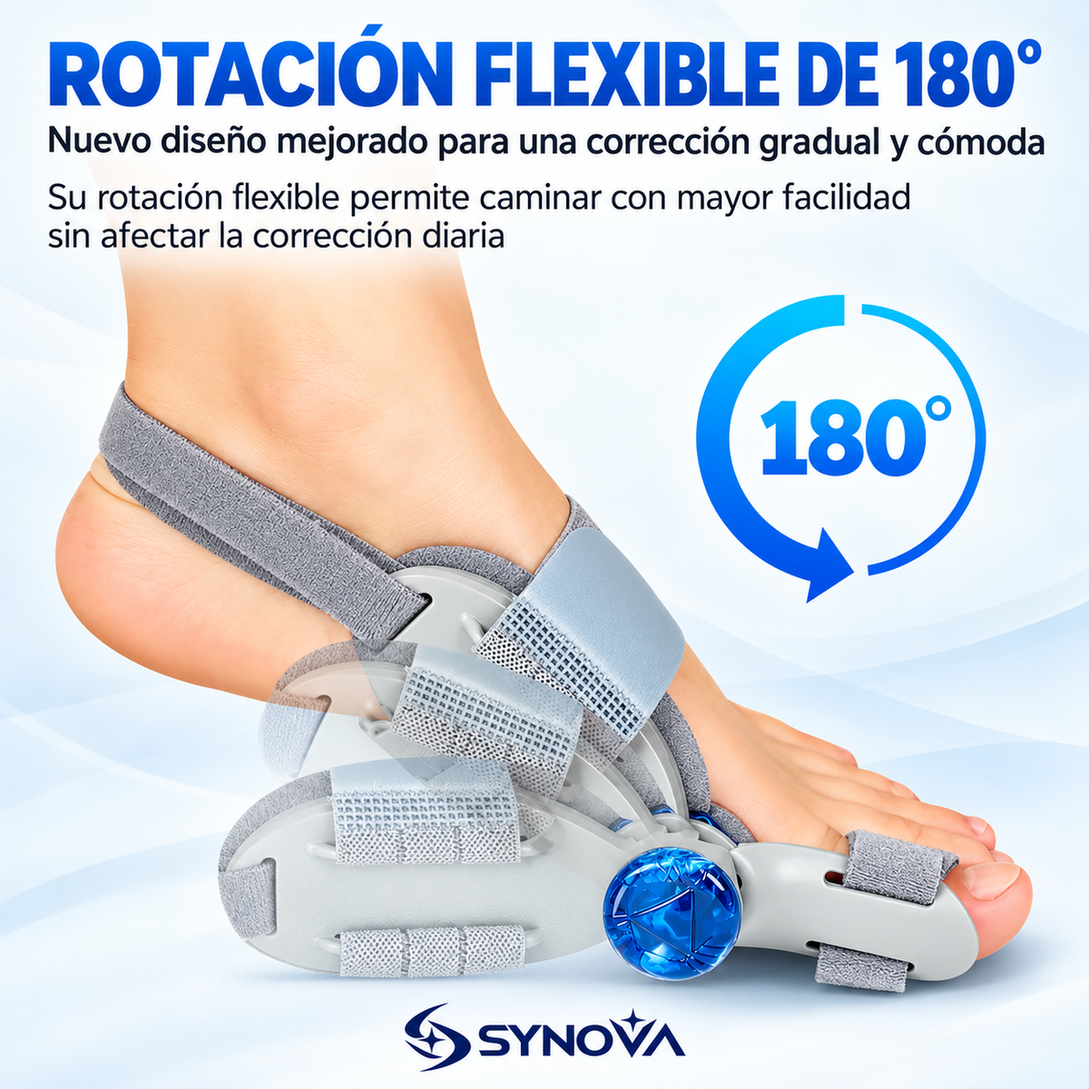 SYNOVA BunionFix™ | Corrector Ajustable de Juanetes